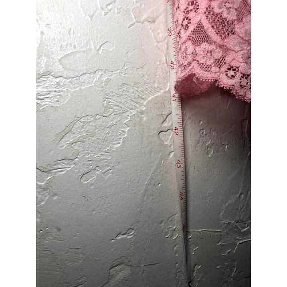 Penney's Adonna vintage pink lace nylon slip womens medium coquette fairycore - Picture 10 of 10